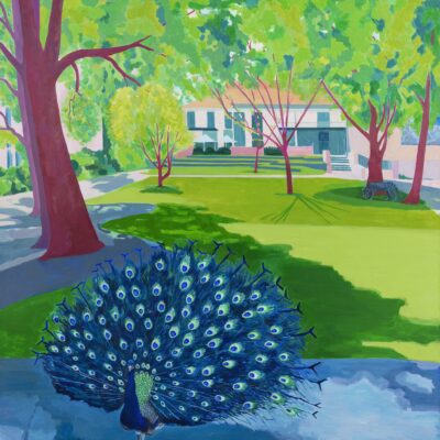 Katie Glaskin, Parable, 
Acrylic and gesso on canvas, 
152 x 122cm,
$3600 
