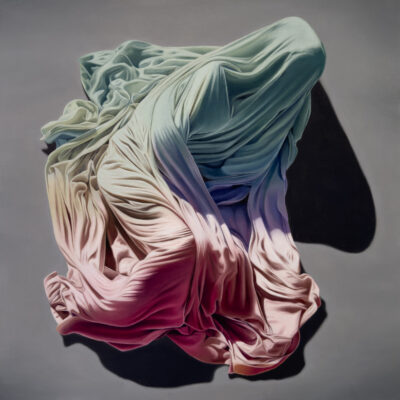 Jordan Andreotta, Veil of Despair, 
Oil paint on board, 
54 x 54cm, 
$3000 
