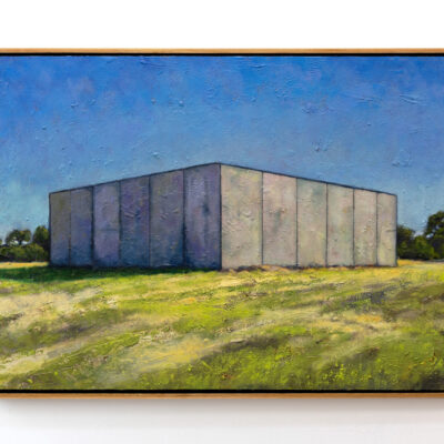 Wade Taylor, Obelisk,
Oil on wood, 
54 x 79cm, 
$3000 
