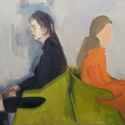 Liz Stute, The Callback, 
oil on canvas, 
61 x 81cm,
$4000 
