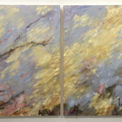 Josephine Johnson, Tomorrowing,
Oil paint and charcoal on board, 
120 x 180cm,
$5500 
