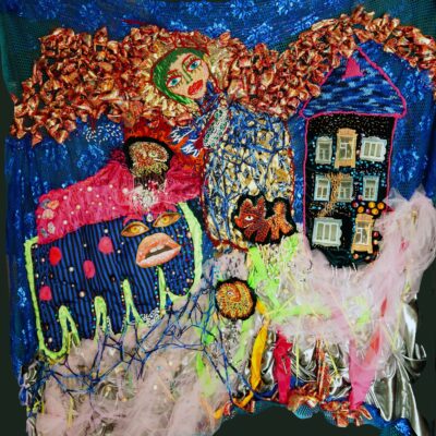 Katerina Apale, 
Marina,  
Mixed textile,  
115 x 130cm,  
$5000 
