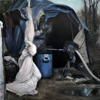 James Tinsley, Paradise Lost
Oil on Panel
85 cm x 85 cm

