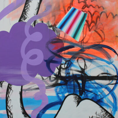 Jessica Waters Gordon, Bather, acrylic on canvas, 100 x 75cm