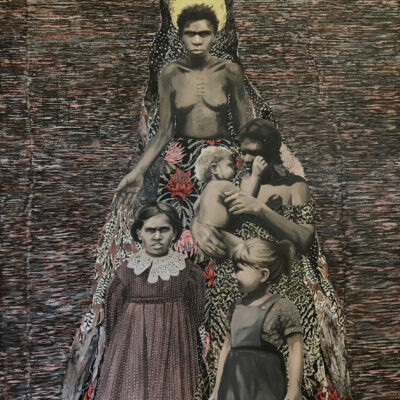 Lori Pensini, Mary (Wartum-No tu man)
oil on canvas
150 cm x 150 cm
