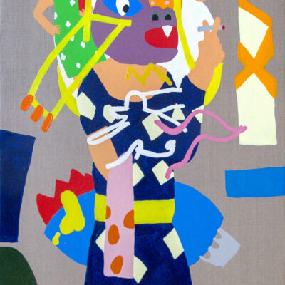Nigel Sense, Saturday Night on the Turps, Acrylic on canvas, 120 x 80cm