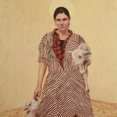Lori Pensini, The Farmer's Wife, Oil on linen, 150 x 130cm