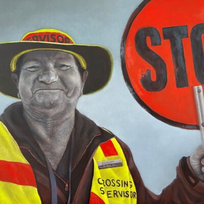 Melissa Kenihan, Terry, Oil on panel, 50 x 64cm