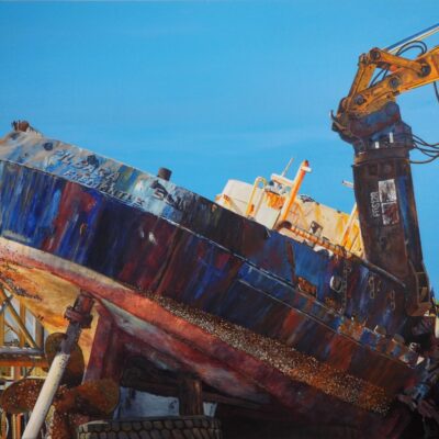 Vicki Sangster, 	Pilbara Sun Fremantle , Medium Acrylic on Linen, 91.5 x 122.1	cm
