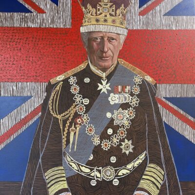 Brendon Darby, Our King, Oil and Acrylic on Canvas, 150 x 110cm  