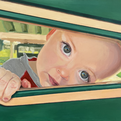 Edwina Hoey, Bobby, Acrylic, 68 x 83cm  