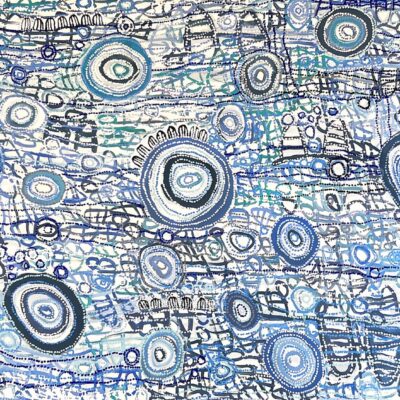 Charmaine Pwerle, Awelye, Acrylic on Linen, 121 x 183cm  