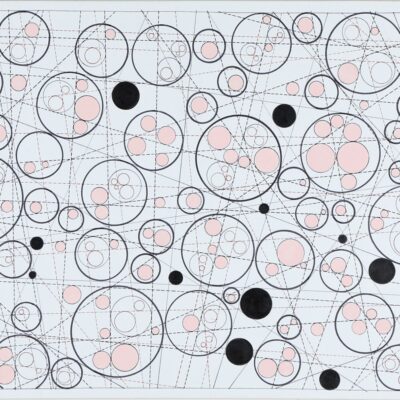 Ross Halfacree, Division of Labour, Acrylic and Pen on Canvas Paper, 29.7 x 42cm